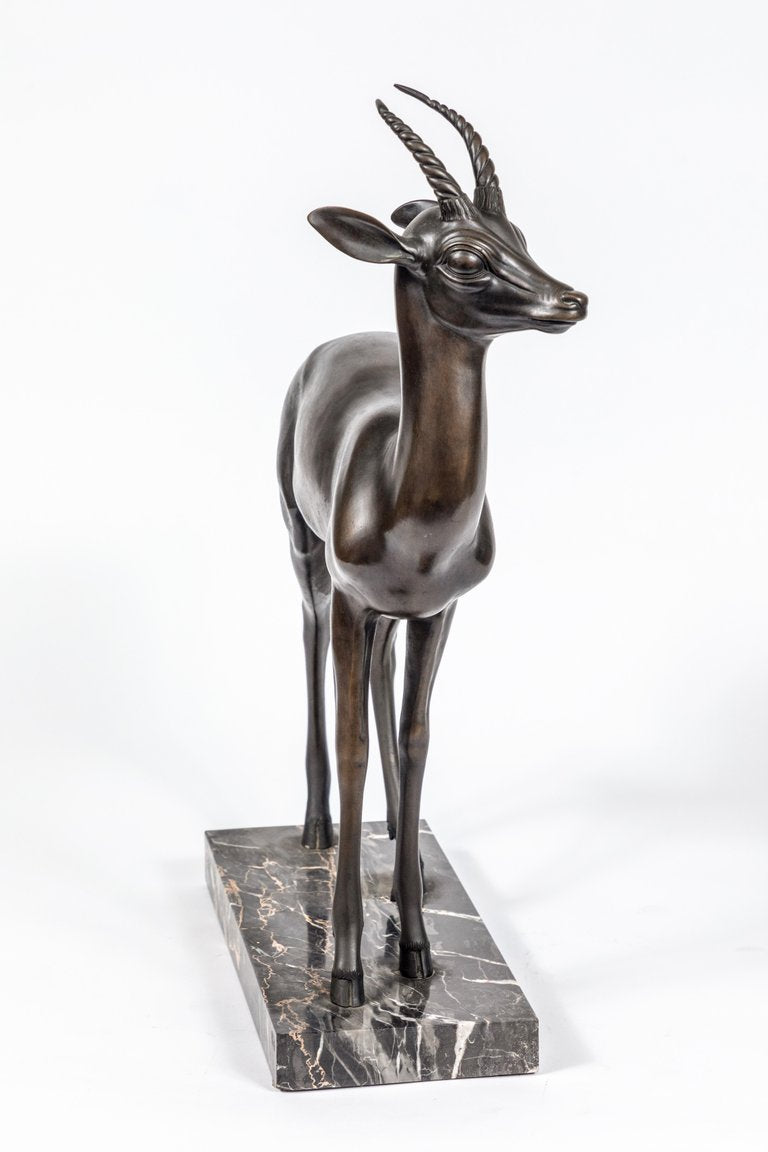 Cast Bronze Antelope, circa 1935