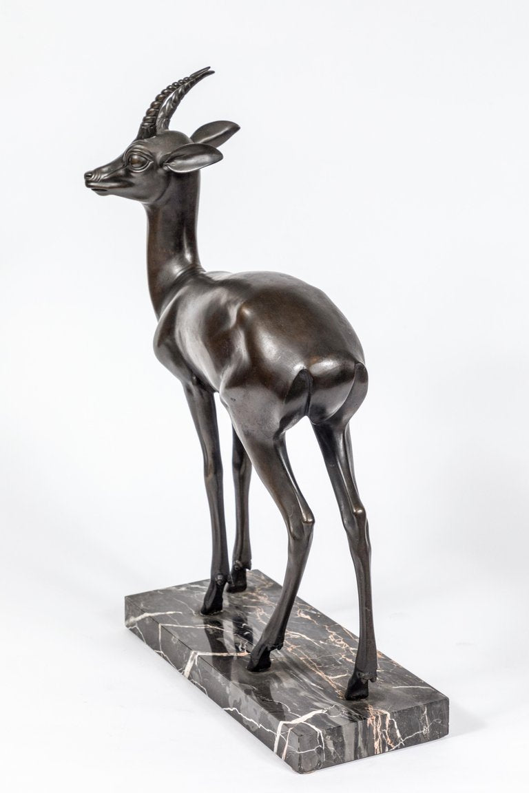 Cast Bronze Antelope, circa 1935