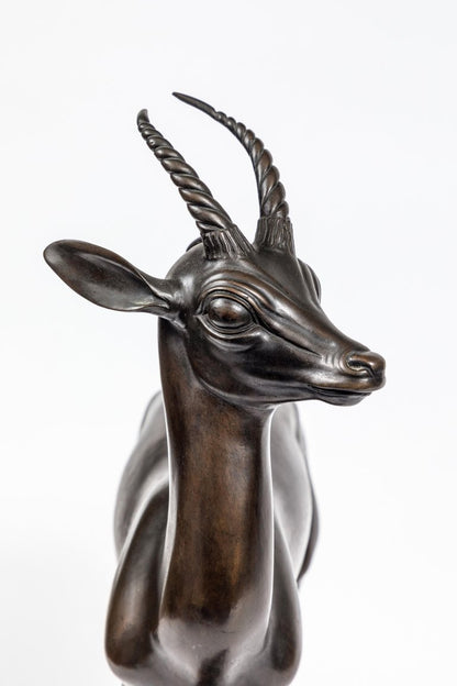 Cast Bronze Antelope, circa 1935