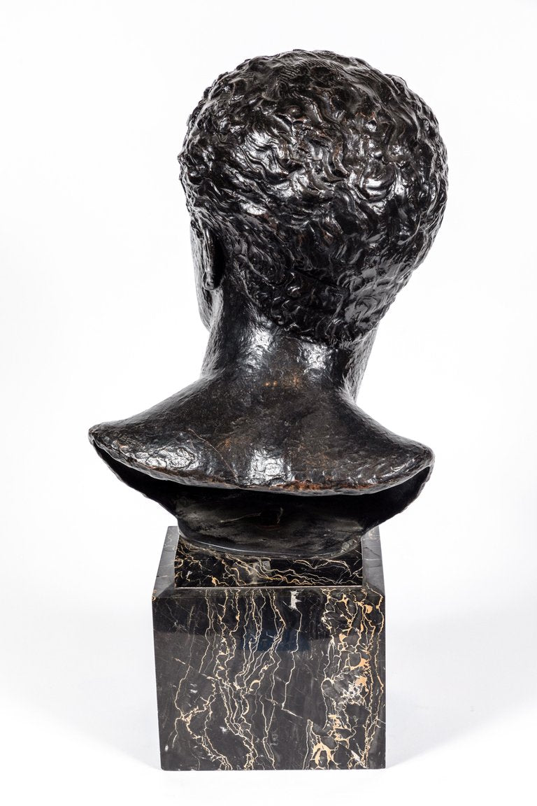 Midcentury Bronze Bust of Man