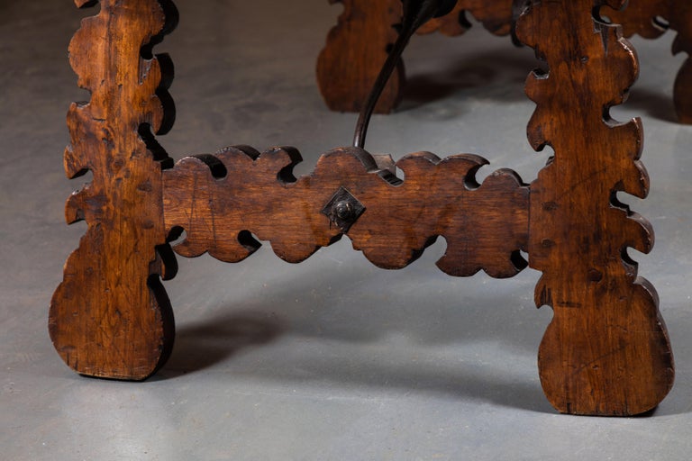 Large, Tuscan, Walnut Dining Table