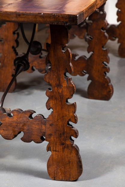 Large, Tuscan, Walnut Dining Table