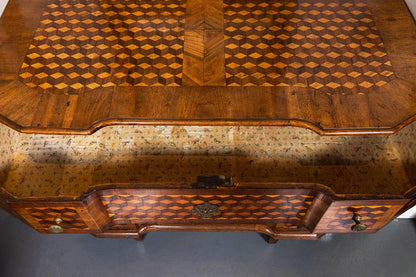 Parquetry Veneered Italian Commode, circa 1800