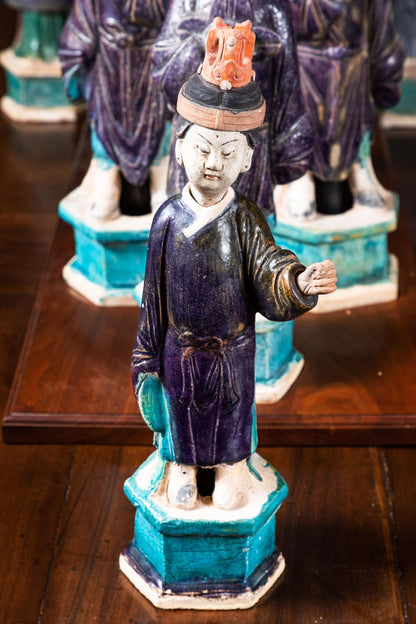 Rare, Ming-Dynasty, Terracotta Figural Procession