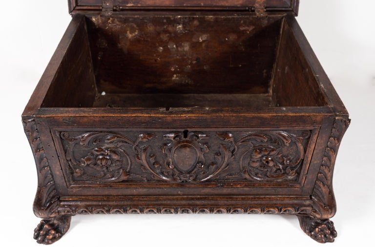 Large, 19th Century, Italian, Wood Coffer