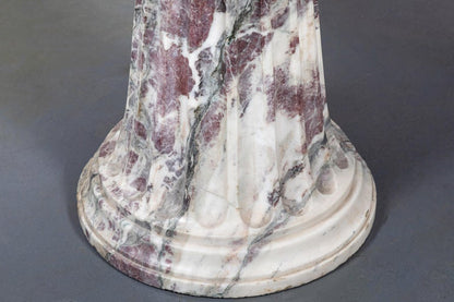 19th Century, Vibrant, Speciman Marble Garden Table