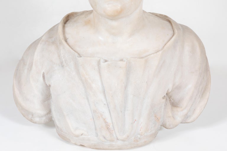 18th Century, Carrara Marble Bust