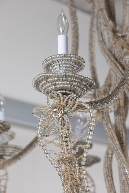 Two, Hand Beaded, Sicilian Chandeliers