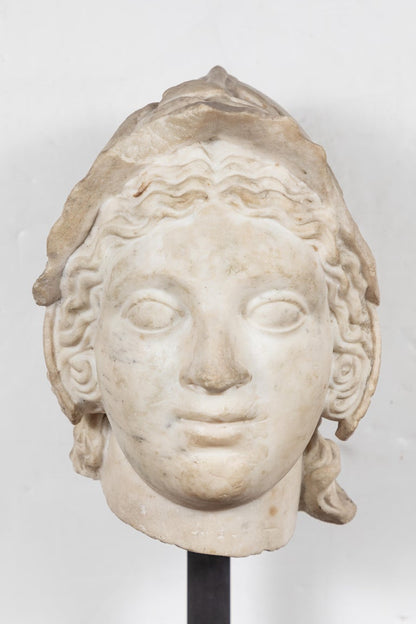 Early 1600s, Marble Bust of Athena