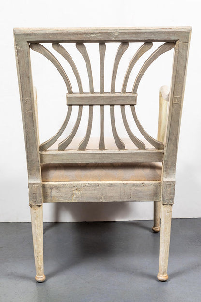 Suite of Antique Painted Chairs