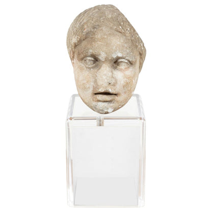 Ancient, Roman Marble Bust of a Boy