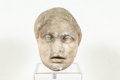 Ancient, Roman Marble Bust of a Boy