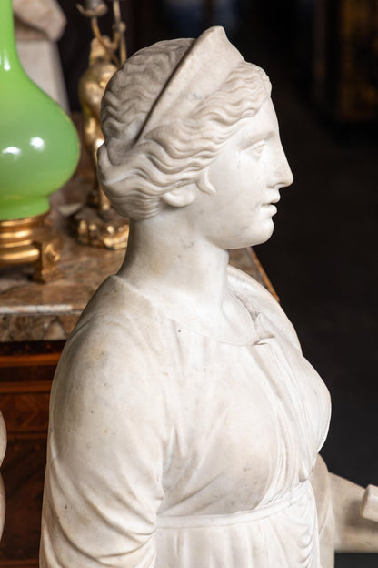 Antique, Marble Sculpture of Juno