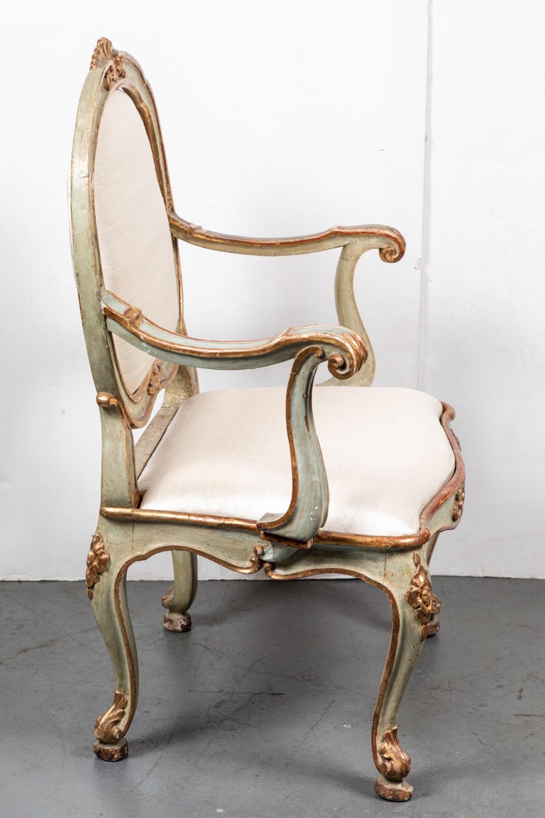 TEST Period, Venetian, Painted Armchair