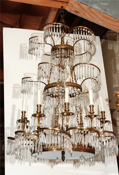 19th c., Russian Chandeliers