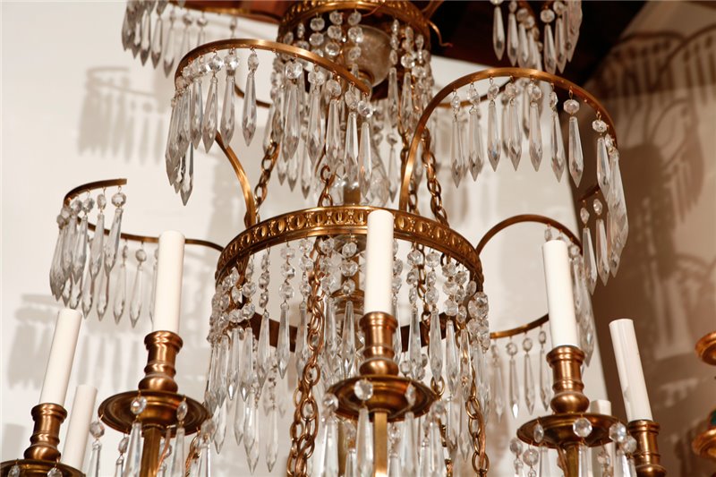 19th c., Russian Chandeliers