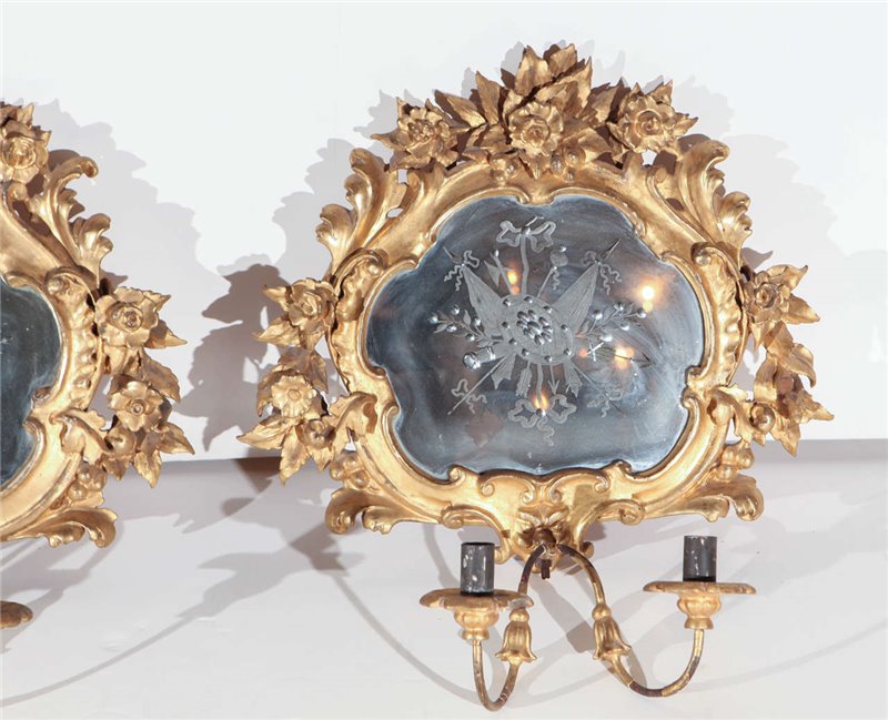 19th Century, French Wall Sconces