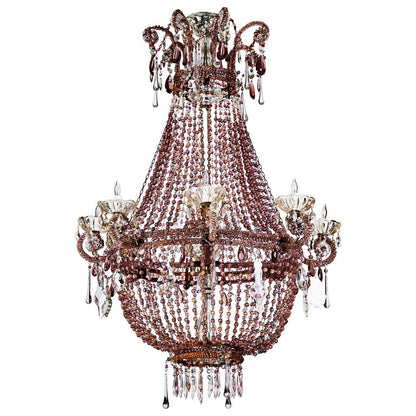 Grand, Lavender Crystal Chandelier