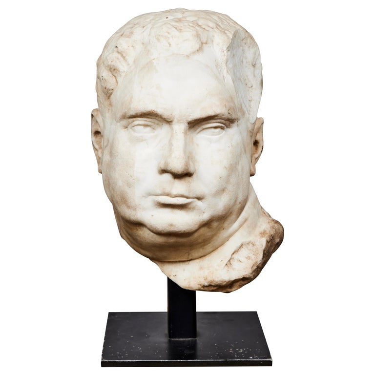 Antique Bust of Roman Emperor Vitellius