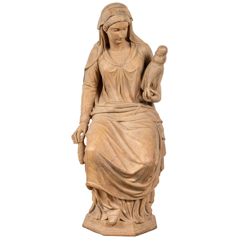 19th Century Austrian Sculpture of Fate