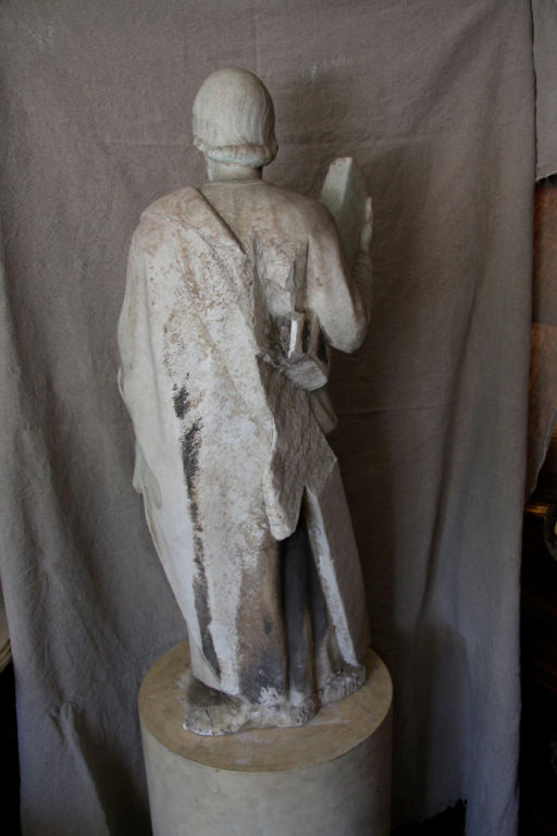 16th c. Marble Statue of a Nobleman