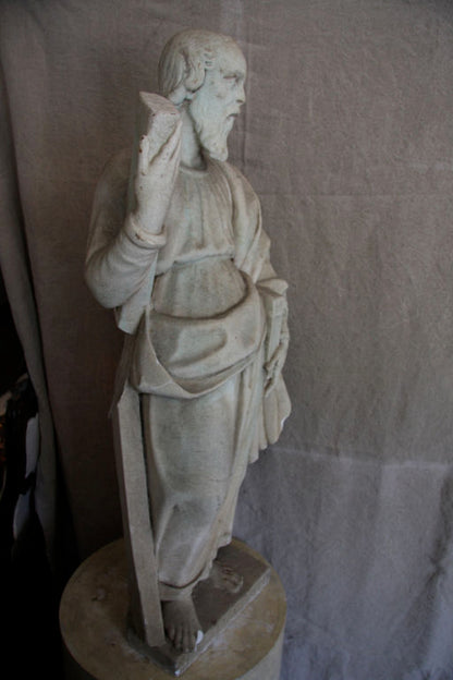 16th c. Marble Statue of a Nobleman