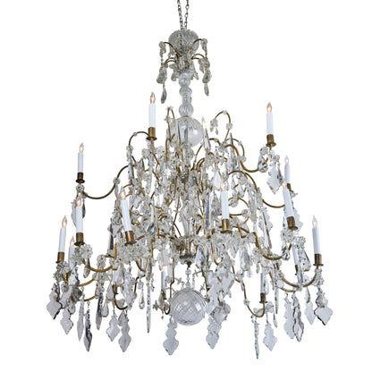 Tiered, Italian, Crystal Chandelier, circa 1900