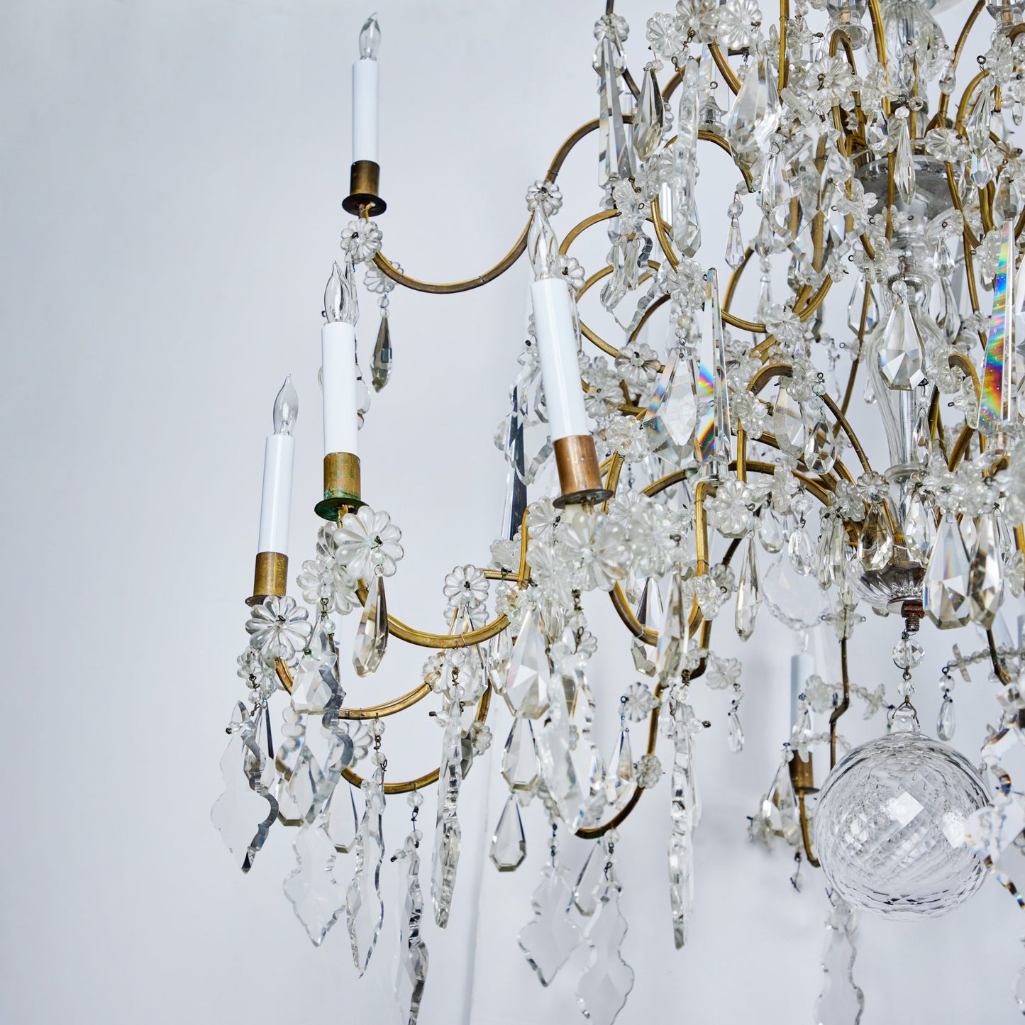 Tiered, Italian, Crystal Chandelier, circa 1900