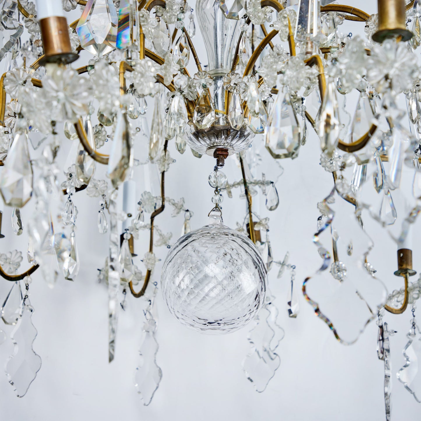 Tiered, Italian, Crystal Chandelier, circa 1900