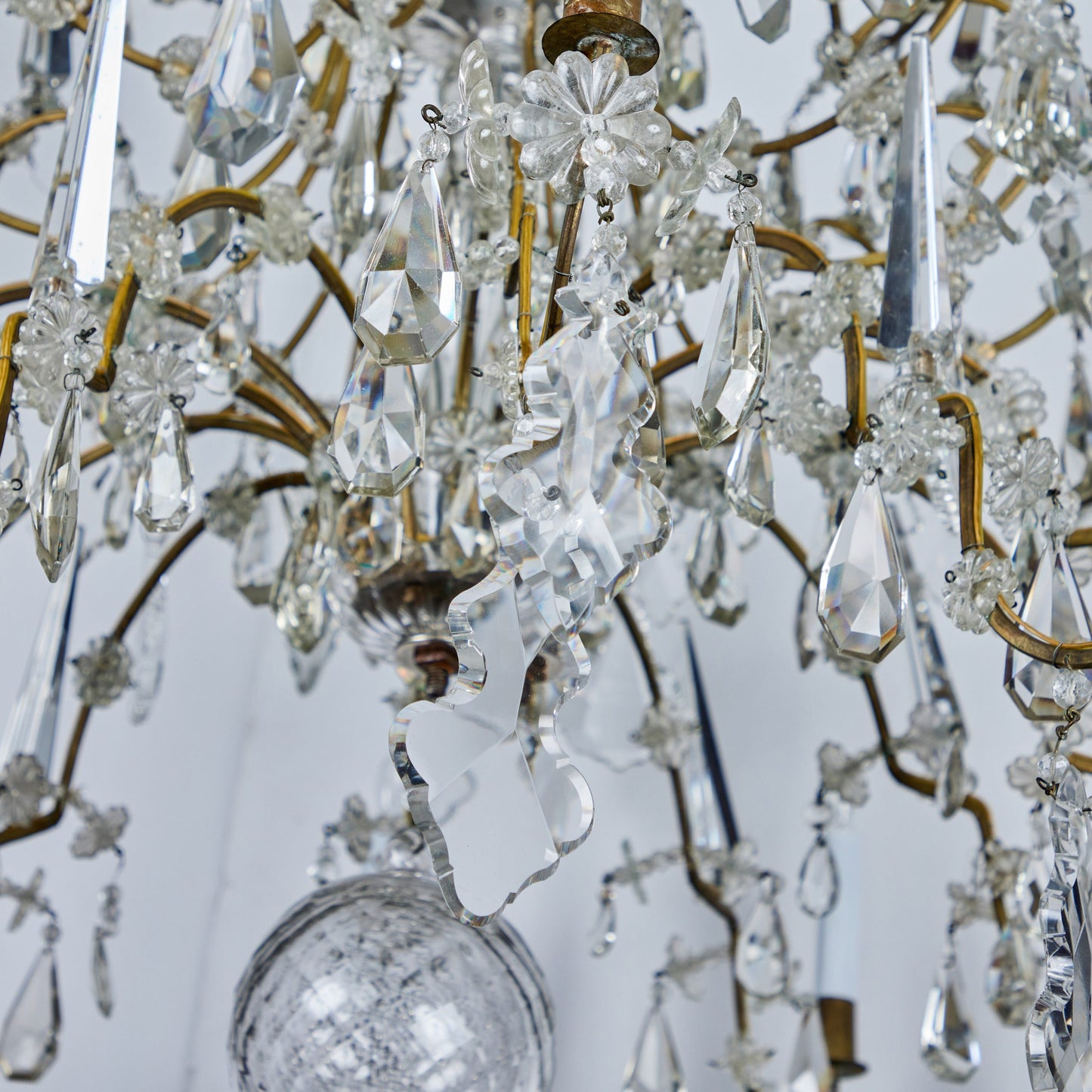 Tiered, Italian, Crystal Chandelier, circa 1900