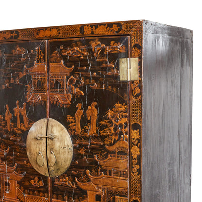 Chinoiserie Lacquered Cabinet