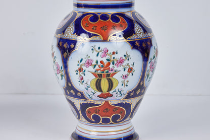 Pair of Decorated Porcelain Vases