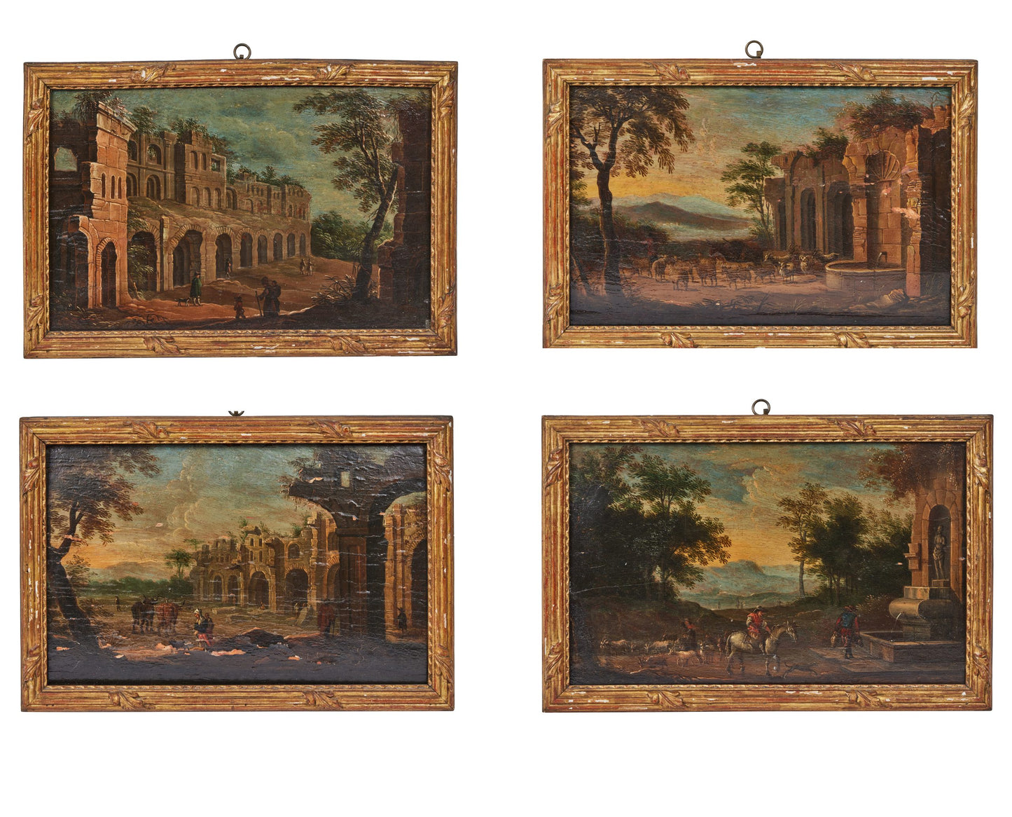 Set of 4 Capriccio Landscapes