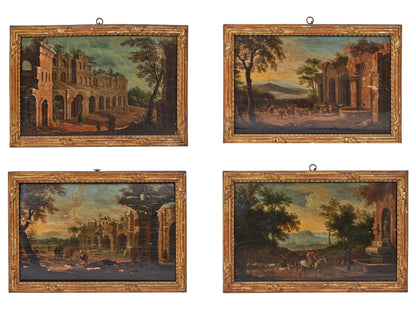 Set of 4 Capriccio Landscapes