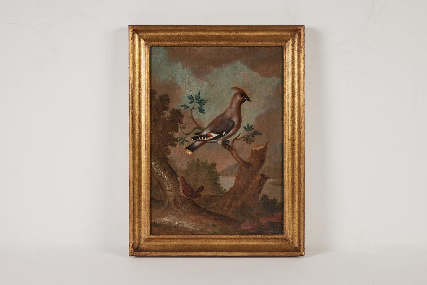 Pair 18th Century Avian Paintings