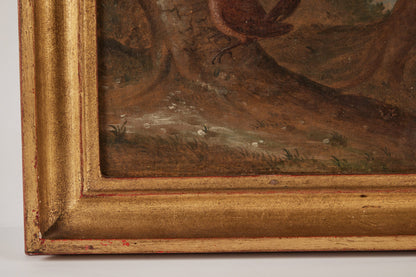 Pair 18th Century Avian Paintings