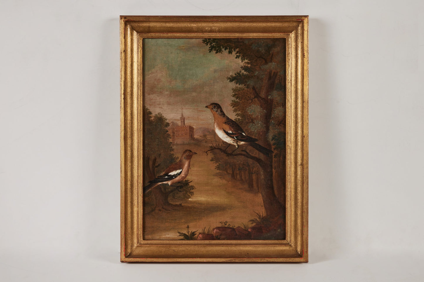 Pair 18th Century Avian Paintings