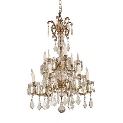 Elegant 12 Light Crystal Chandelier