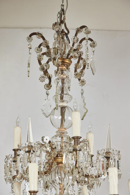 Elegant 12 Light Crystal Chandelier