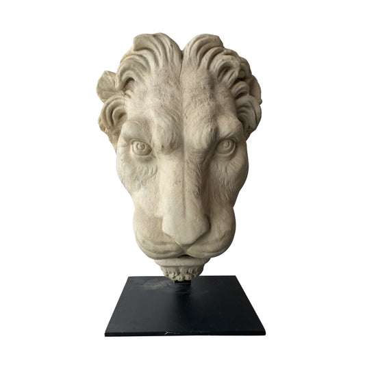 Roman Carrara Marble Lioness