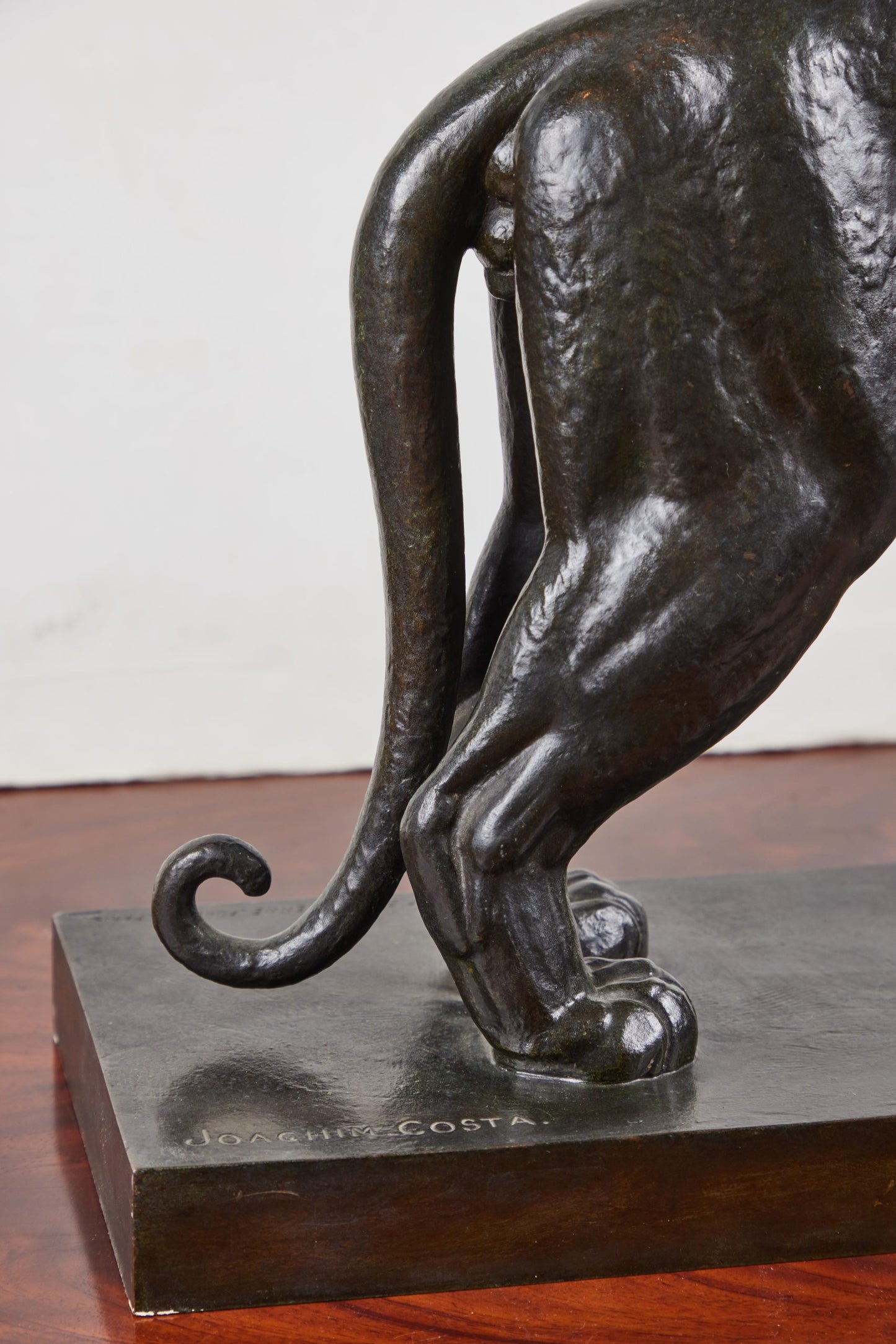 Signed, Cast Bronze Tiger