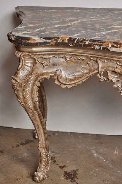 18th Century, Italian Giltwood Console