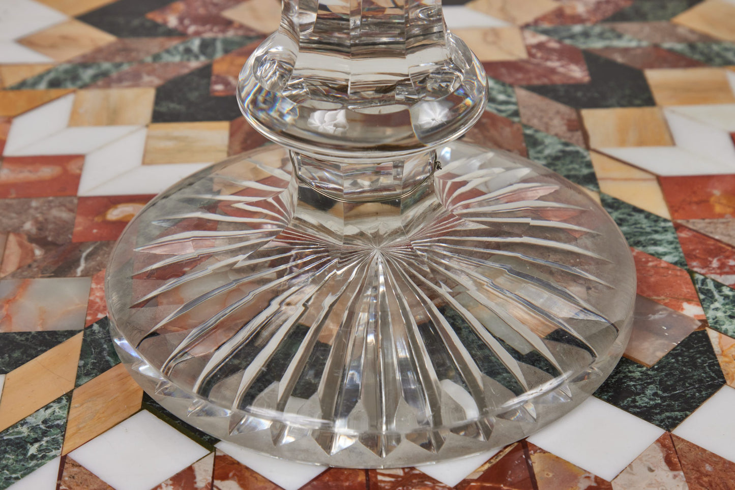 Antique, Crystal Table Lamp