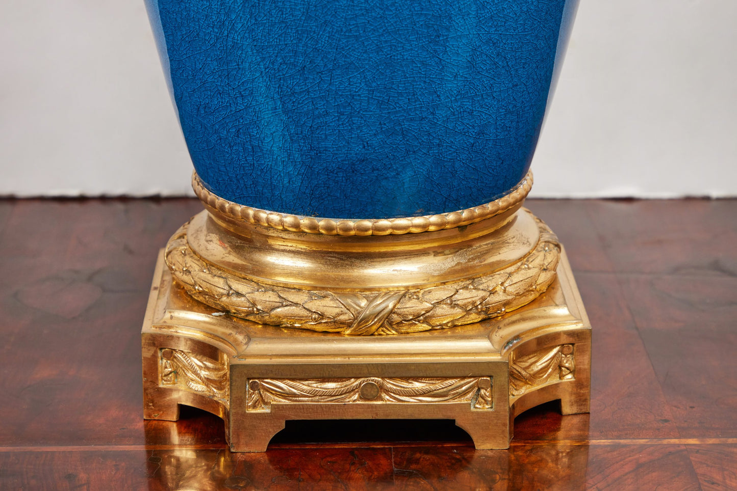 18th c. Porcelain Vase Turned Lamp