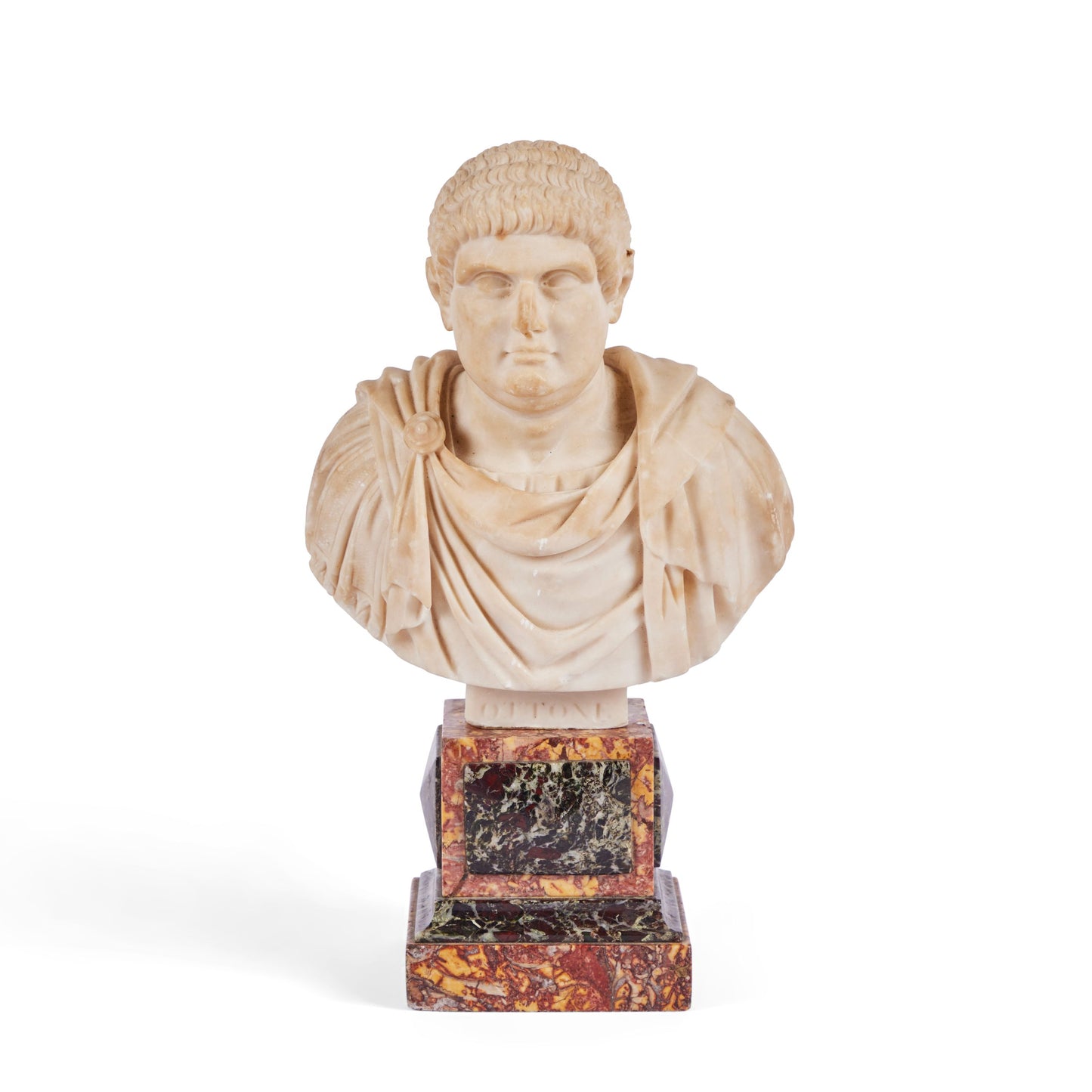 Petite Marble Bust of Roman Leader