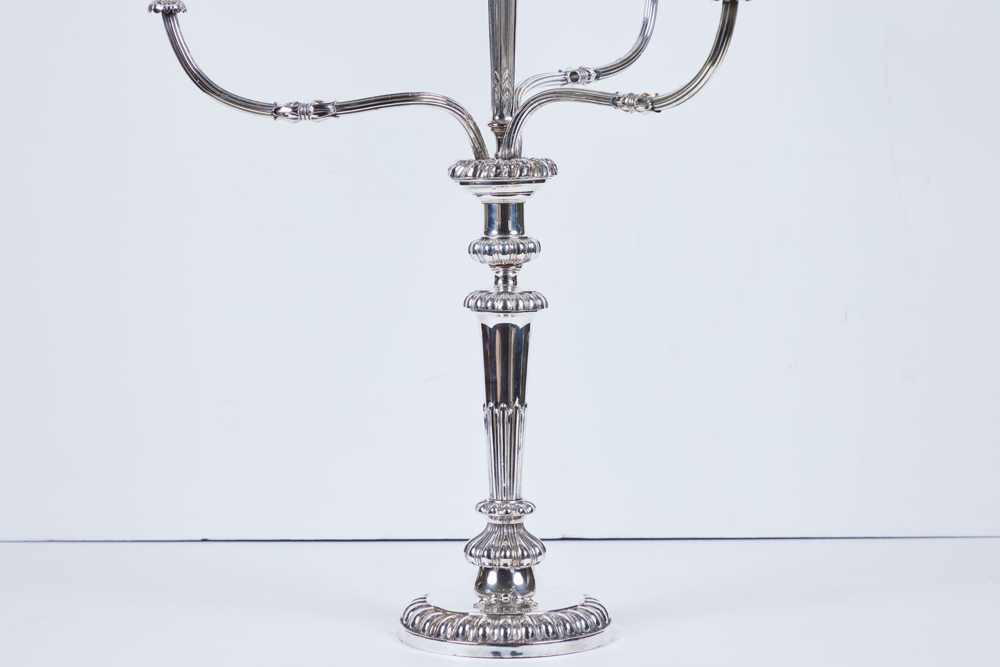 Pair Antique Sheffield Candelabra