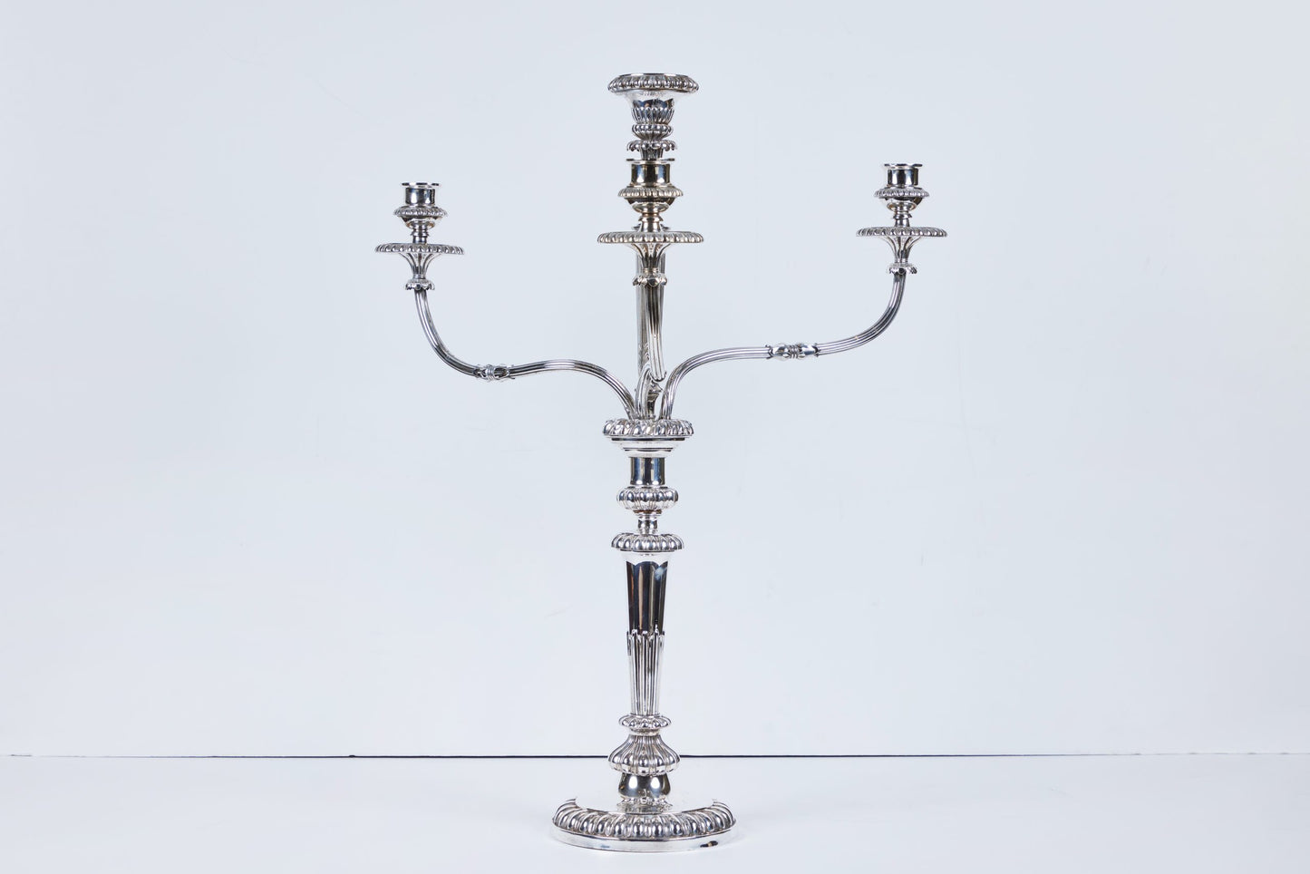 Pair Antique Sheffield Candelabra