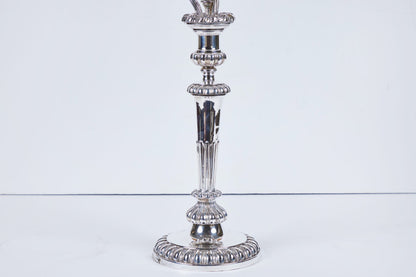 Pair Antique Sheffield Candelabra