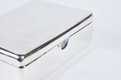 Deco Solid Silver Box