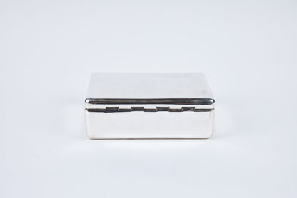 Deco Solid Silver Box